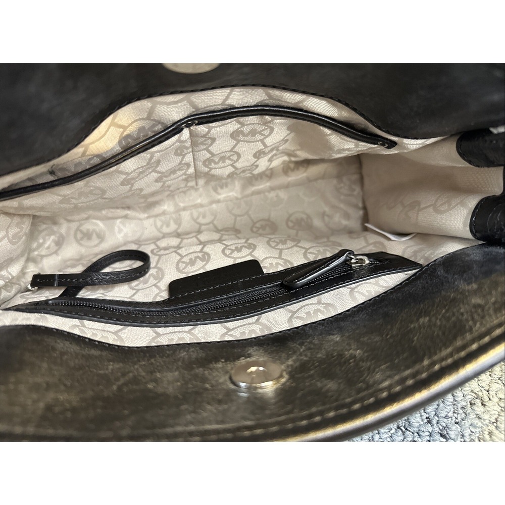 Michael Kors Hamilton Cowhide Leather Handbag Purse READ - Picture 11 of 15